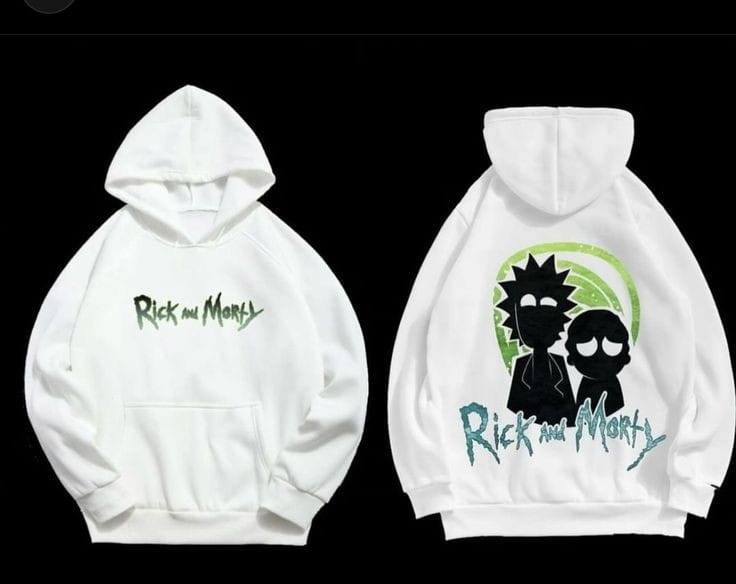 RICK & MORTY PRINTED HOODIE