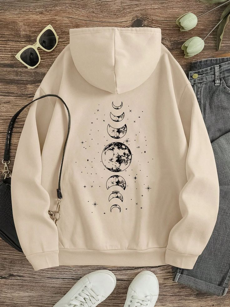 MOONLOOM PRINTED HOODIE