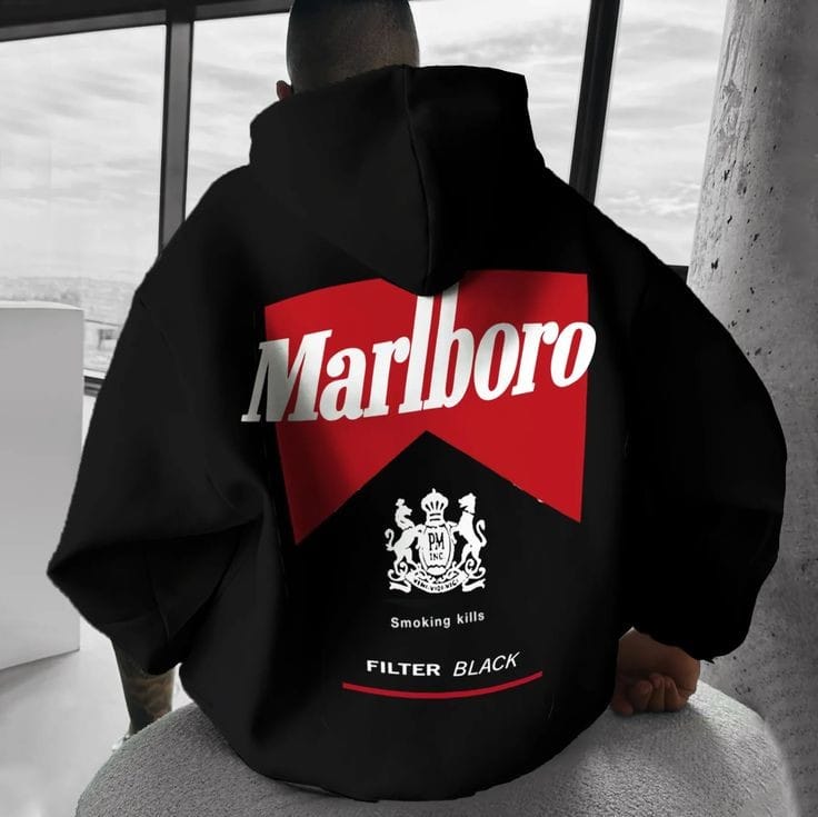 MARLBORO PRINTED FUNKY HOODIE